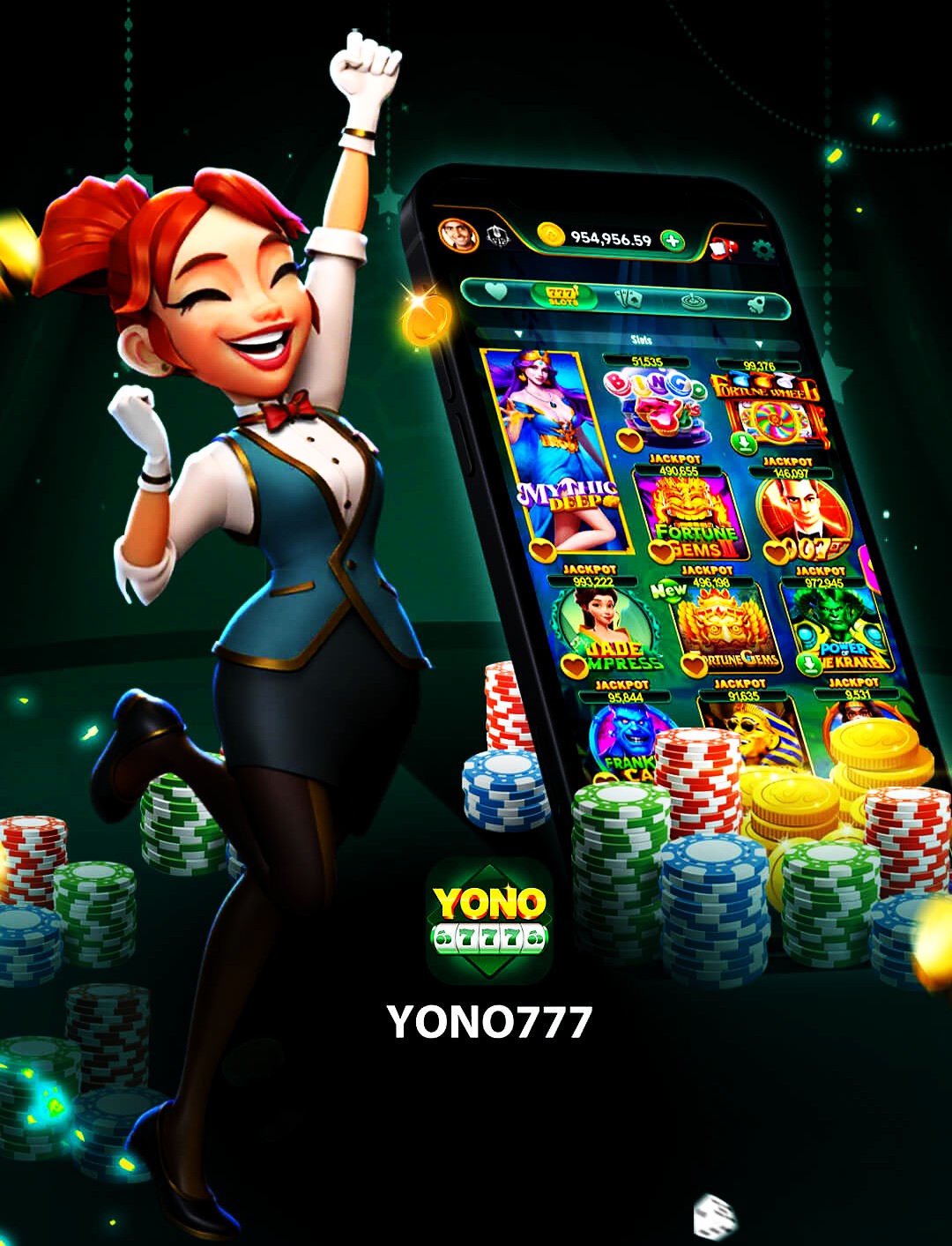 Yono777 Mobile App Interface
